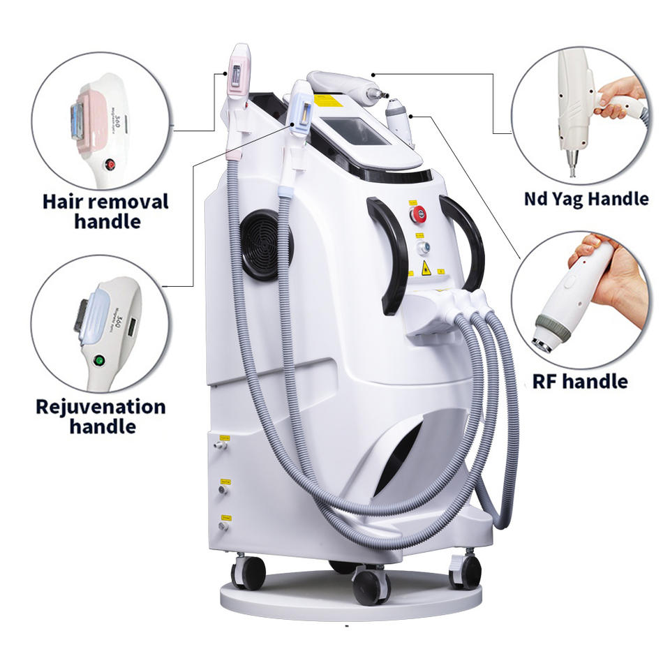Medical Aesthetic Equipment Opt Ipl Machine Yag Laser rf Radio Wrinkle Removal Machine Hair Removal Depiladora Laser Ipl With CE