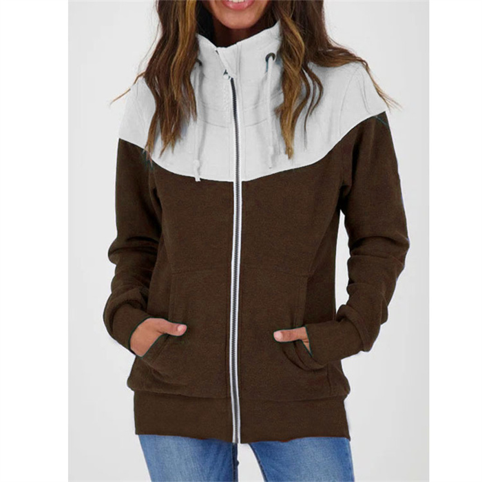 Womens Hooded Jacket Long Sleeves Outfit Solid Color Pockets Gym Jackets Shaping Waist Tight Fitness Jogger Outfit Sportswear For Lady