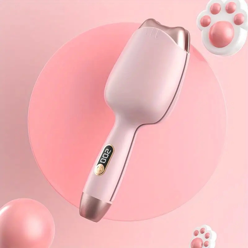 Egg Curling Iron Hair Waving Iron With Three Adjustable Temperate Digital Display Small And Portable Curling Iron Suitable For Home Travel