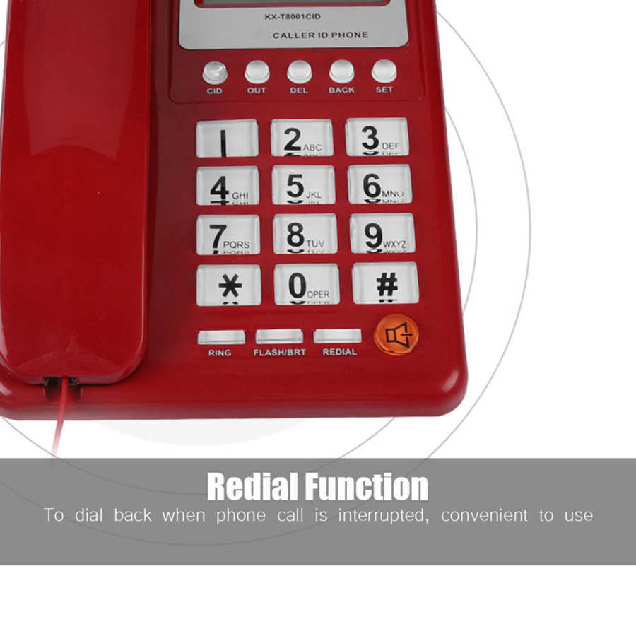 Telephones KX-T8001 Corded Telephone Dual Mode Multifunction Landline Fixed Telephone for Home Office el 230812