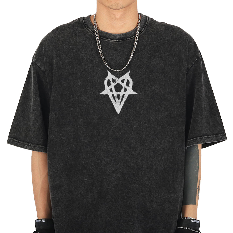 Men's TShirts Y2K Hip Hop Letter Printed T Shirt Destroy Lonely Oversized Tops Harajuku Fashion Casual All Match Loose Streetwear 230811