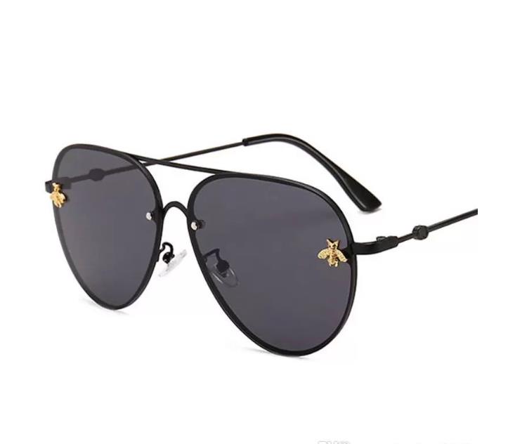 2023 Brand design Sunglasses women men designer Good Quality Fashion metal Oversized sun glasses vintage female male UV400