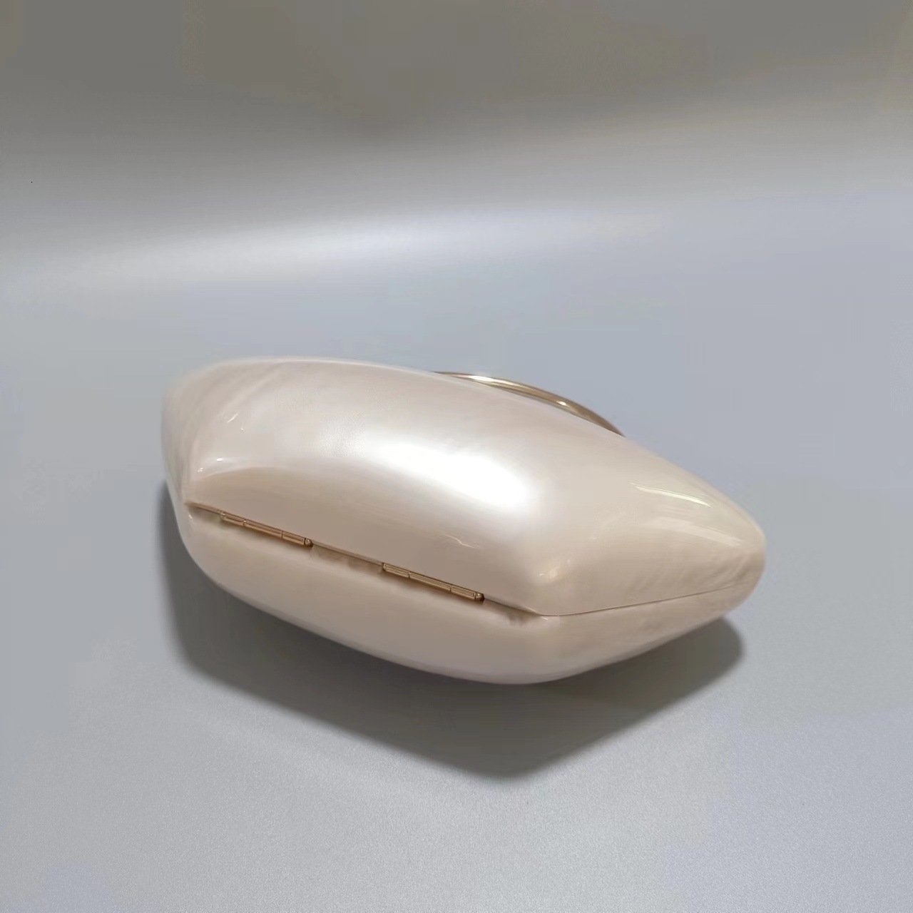 Evening Bags Pearl bead shaped acrylic clutch bag women er evening party tote box purse ivory handbag 230811