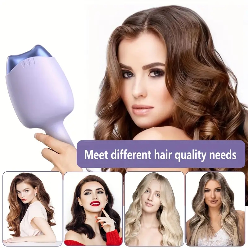 Egg Curling Iron Hair Waving Iron With Three Adjustable Temperate Digital Display Small And Portable Curling Iron Suitable For Home Travel