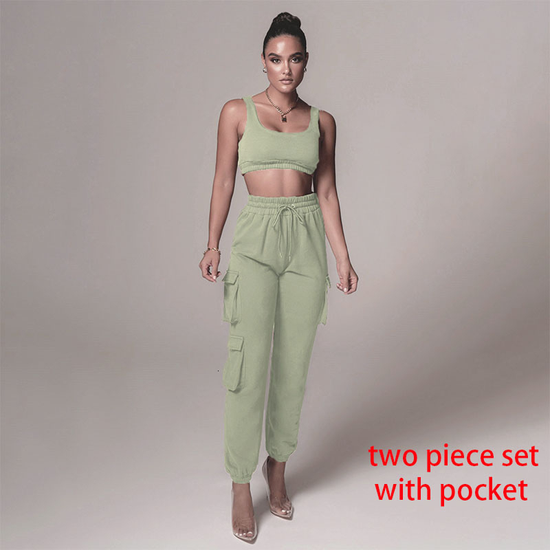 Women's Pants s Casual Sport Set Crop Top 2 Piece Women Autumn Clothing Two White Tracksuit Woman 230811