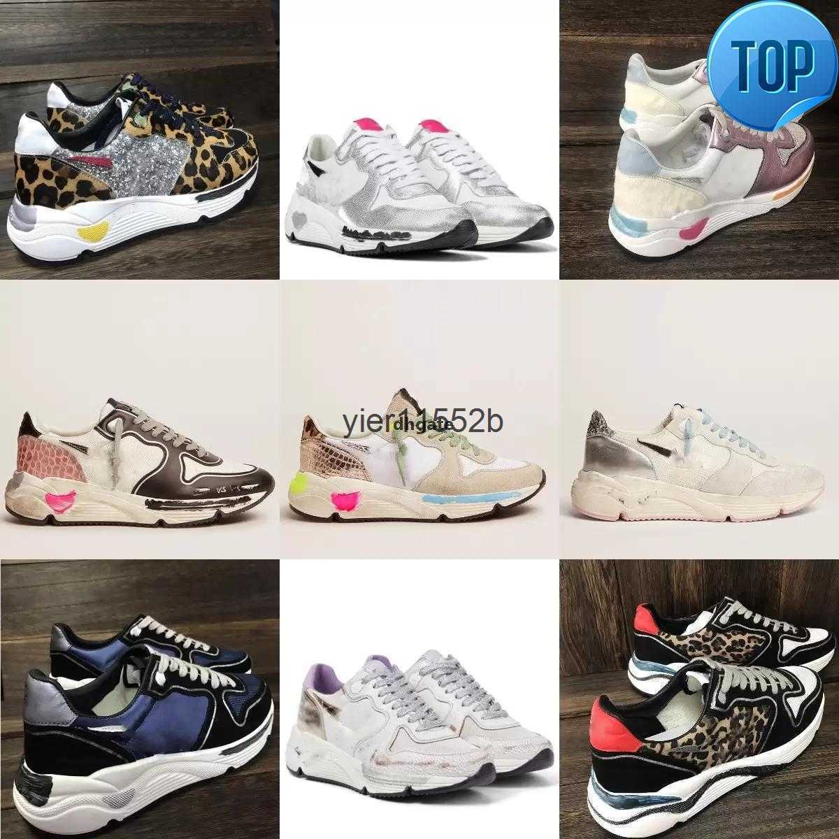 #goldens#goose# Italy Women Running Sole Shoes New Release Breathable Mesh Inserts Sporty and Chic Sneaker Spring Leather Dad Sneakers 202