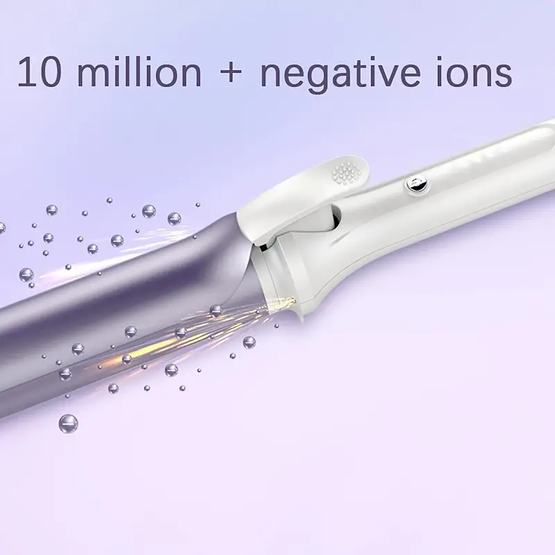 Get Salon-Quality Curls with SONOFLY 40mm Negative Ion Ceramic Hair Curler - 3 Temperatures & Fast Heating!