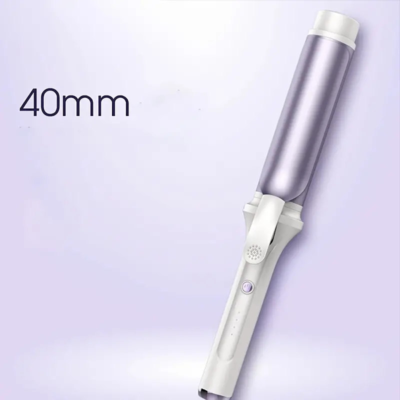 Get Salon-Quality Curls with SONOFLY 40mm Negative Ion Ceramic Hair Curler - 3 Temperatures & Fast Heating!