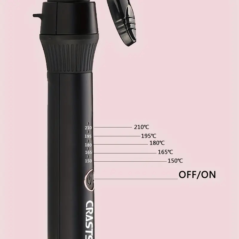 Professional Hair Curling Iron - 9mm Tong for Short or Long Hair - Create Stunning Curls and Waves
