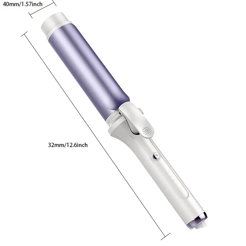 Get Salon-Quality Curls with SONOFLY 40mm Negative Ion Ceramic Hair Curler - 3 Temperatures & Fast Heating!