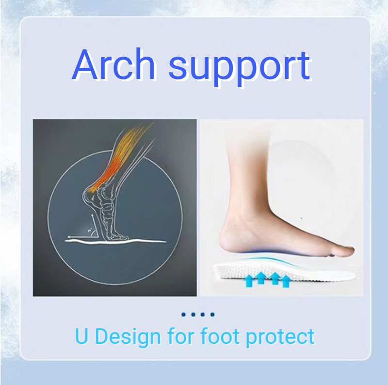 Shoe Parts Accessories EVA Insoles for Shoes Sole Shock Absorption Deodorant Breathable Cushion Running Feet Man Women Orthopedic 230818