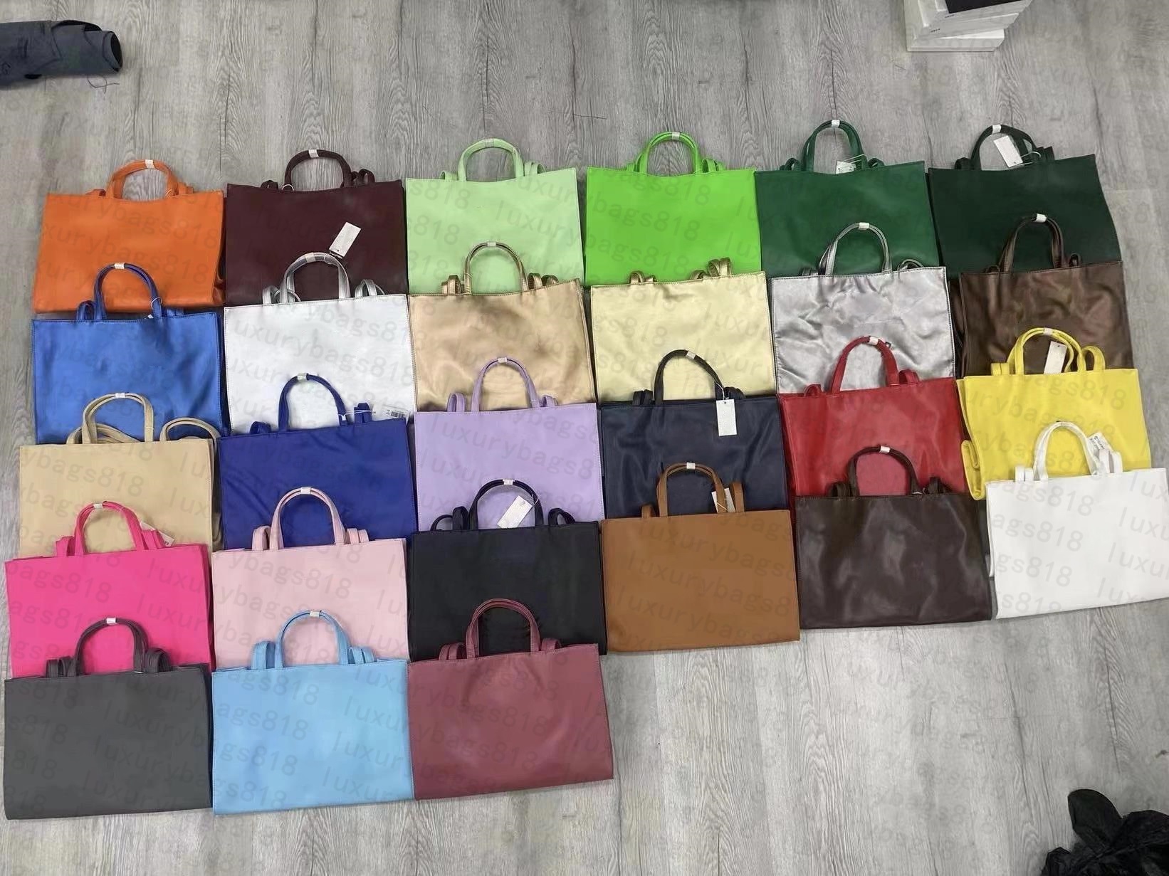 Designer bag 2sizes Soft Leather Tote bags - Womens Solid Color Crossbody Shoulder Purse With Designer Women Tote bags luxurys handbags