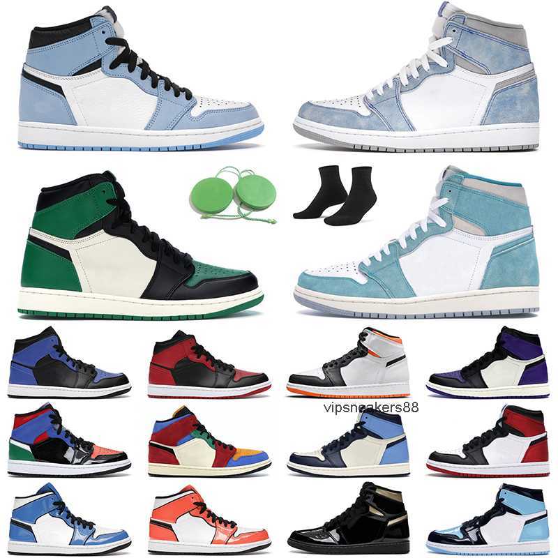 Men Women Basketball Shoes 1s Shadow Pine Green University Blue Turbo Shattered Backboard outdoor mens trainer sports sneakers