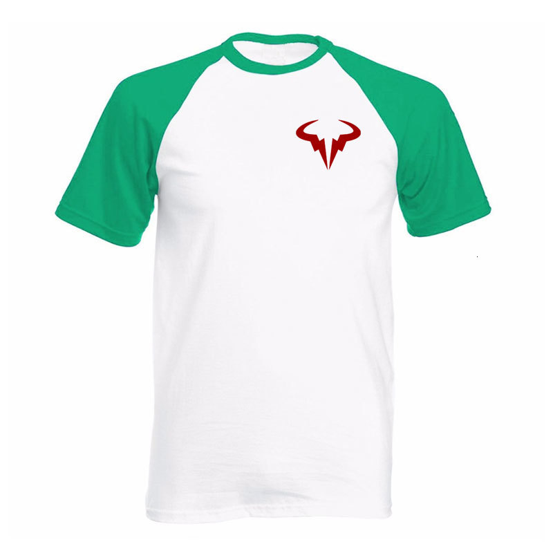 Men's T-Shirts Summer Rafael Nadal tennis player men's Short Sleeved cotton T-shirt high quality men O-Neck T-shirt tops EU Size 230812