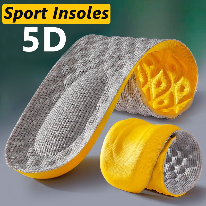 Shoe Parts Accessories 4Pcs Latex Memory Foam Insoles for Mens Soft Foot Support Pads Breathable Orthopedic Sport Insole Feet Care Insert Cushion 2308