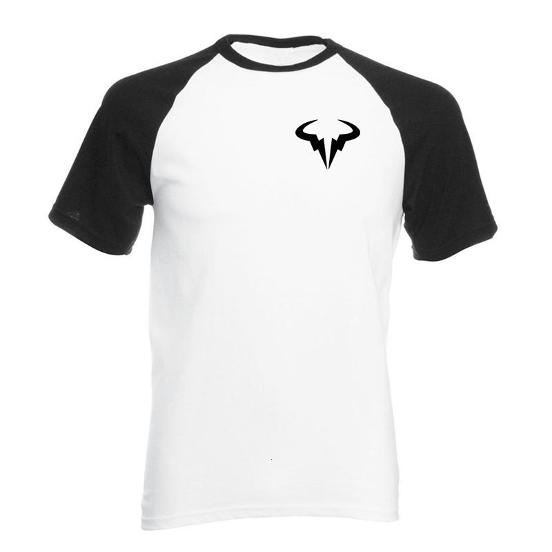 Men's T-Shirts Summer Rafael Nadal tennis player men's Short Sleeved cotton T-shirt high quality men O-Neck T-shirt tops EU Size 230812