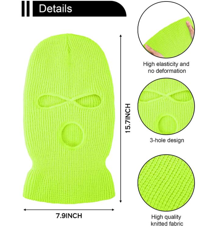 Army Tactical Mask 3 Hole Full Face Mask Ski Mask Winter Cap Balaclava Motorbike Motorcycle Helmet Full Helmet