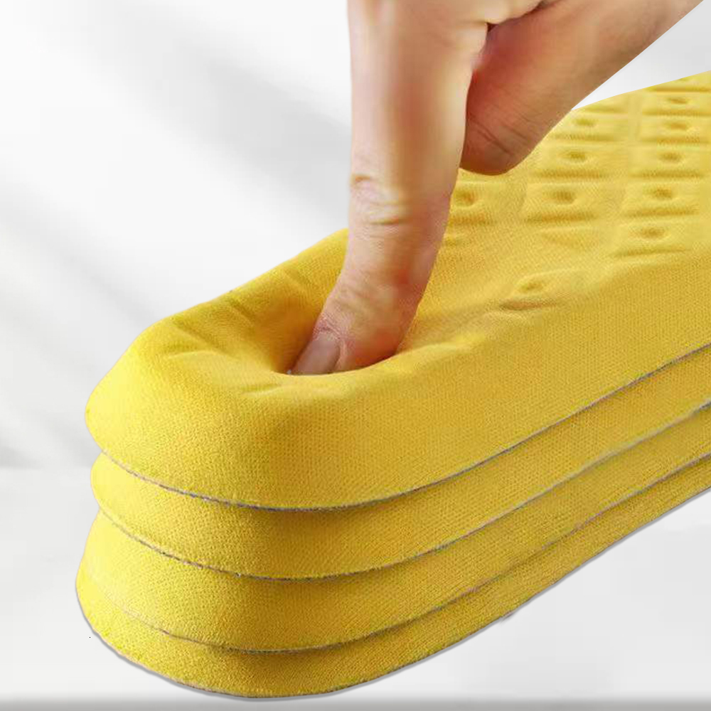 Shoe Parts Accessories 4Pcs Latex Memory Foam Insoles for Mens Soft Foot Support Pads Breathable Orthopedic Sport Insole Feet Care Insert Cushion 2308
