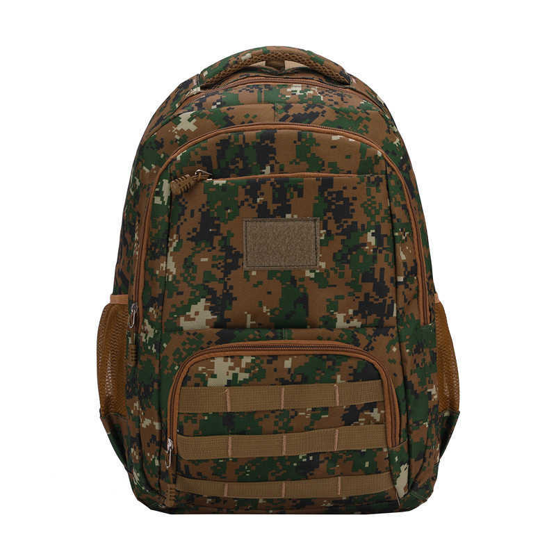 Outdoor Backpack for Boys' Junior High School Students Portable Large Capacity Camo Tactical Backpack 230615