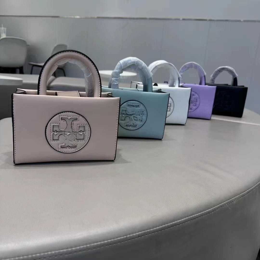 Designer Bag 2024 Early Launch TB New Mini Tote Single Shoulder Crossbody Selection Durable Luxury Anti Fading Innovative Leather Women's