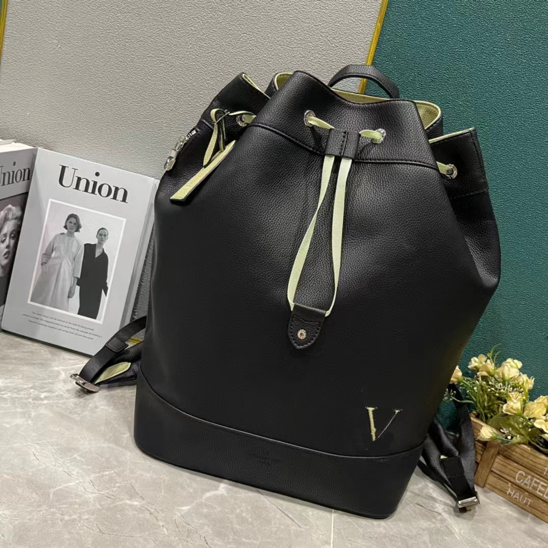 2023 New M55171 Upgraded Version Backpack Backpack Full Leather Leather Backpack High Quality Clean Cowhide Incarnation Noe Backpack Universal for Men