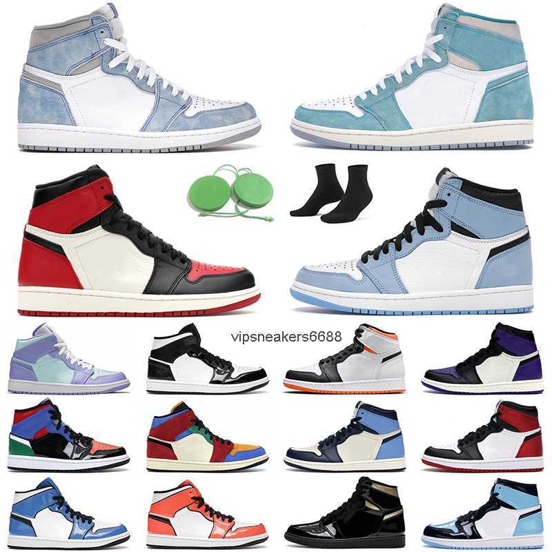men women Basketball Shoes 1s Court Purple Bred Toe Blue Hyper Royal Bloodline Obsidian Twist outdoor Shadow sports sneaker