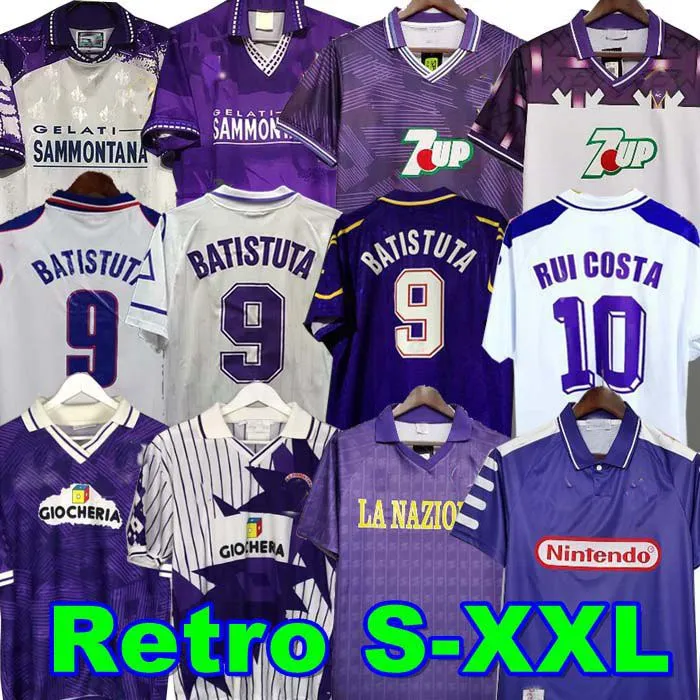 BATISTUTA 1998 1999 Retro Soccer Jerseys BIGICA RUI COSTA 98 99 R.BAGGIO Football Shirt 2000 DUNGA 79 80 84 89 90 91 92 93 94 95 96 97 EDMUNDO Camisas de Futebol 666