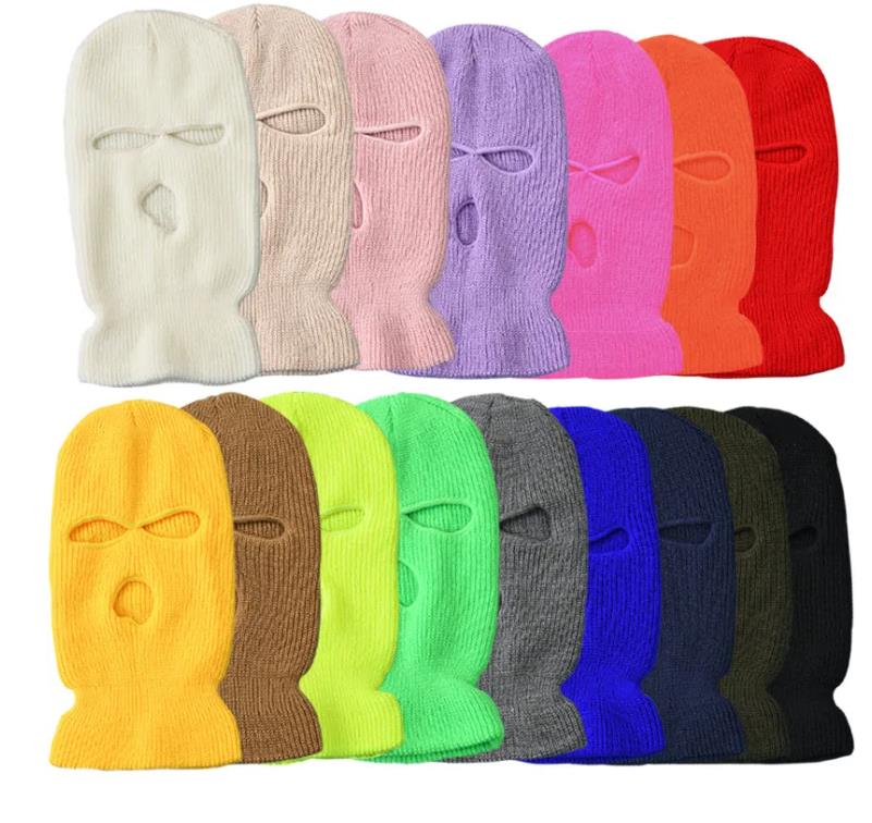 Army Tactical Mask 3 Hole Full Face Mask Ski Mask Winter Cap Balaclava Motorbike Motorcycle Helmet Full Helmet