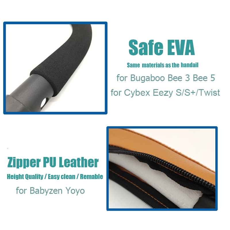 Stroller Parts Accessories Baby Stroller Accessories Extend Handle Hailrail Bumper For YOYO Cybex Eezy S/S/Twist 230812