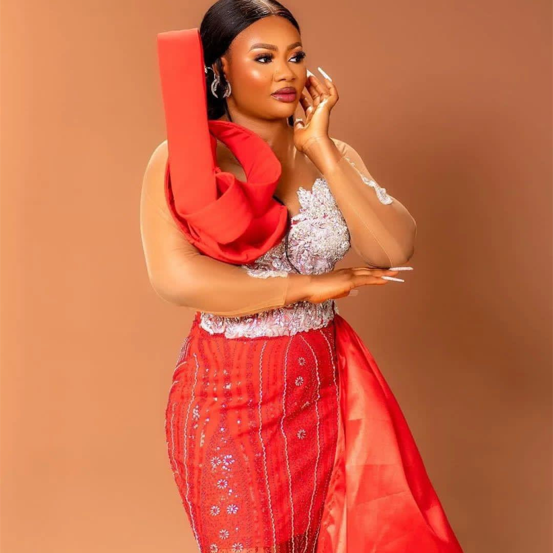 Aso August Ebi Red Mermaid Prom Dress Lace Beaded Crystals Evening Formal Party Second Reception Birthday Engagement Gowns Dresses Robe De Soiree Zj e
