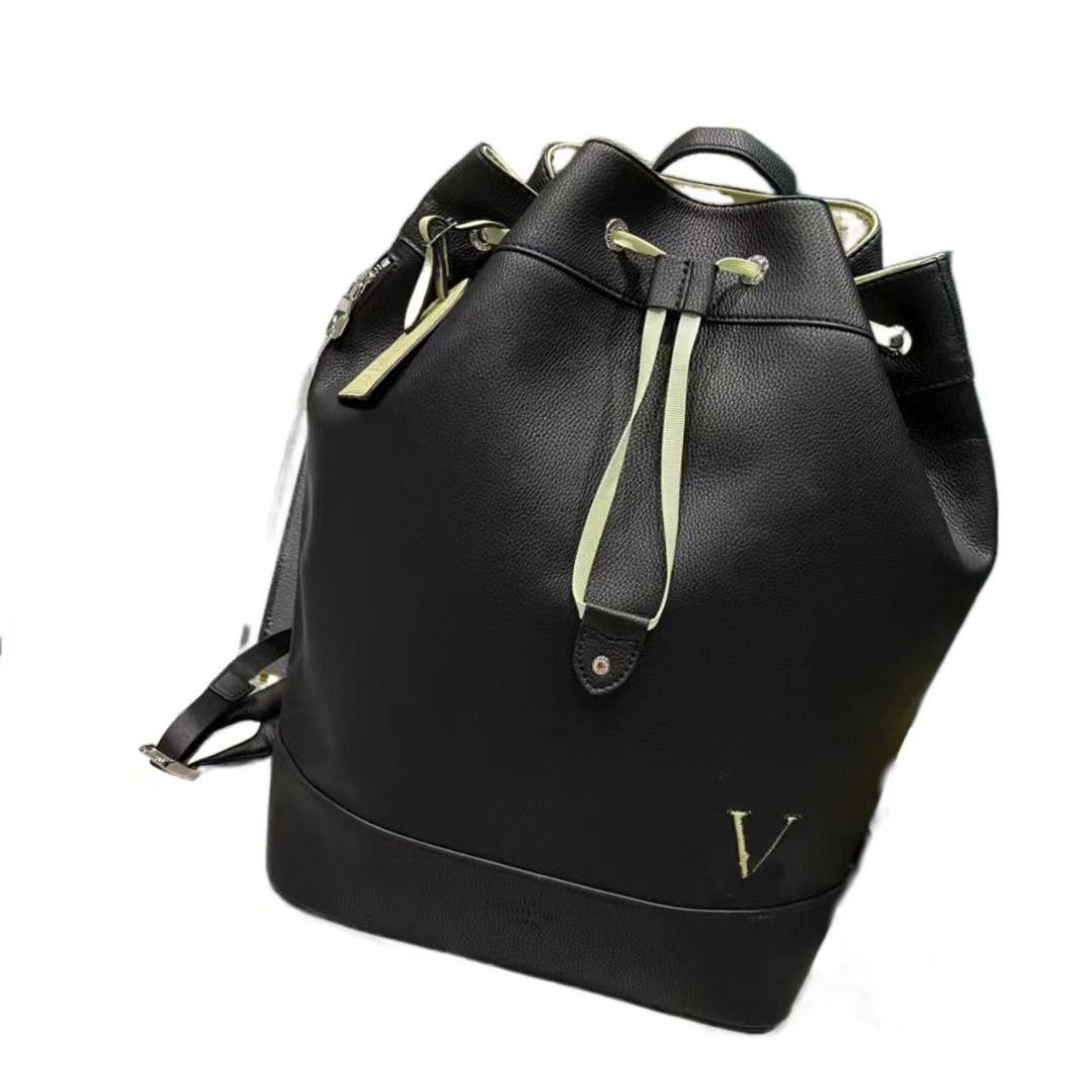 2023 New M55171 Upgraded Version Backpack Backpack Full Leather Leather Backpack High Quality Clean Cowhide Incarnation Noe Backpack Universal for Men