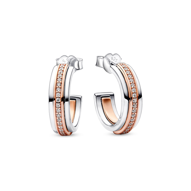 S Silver Star Moon Strike Double Circle Point Color Earrings Fashion Temperament Pearl Model Is Suitable For Ms. Jewelry Accessories Free Delivery