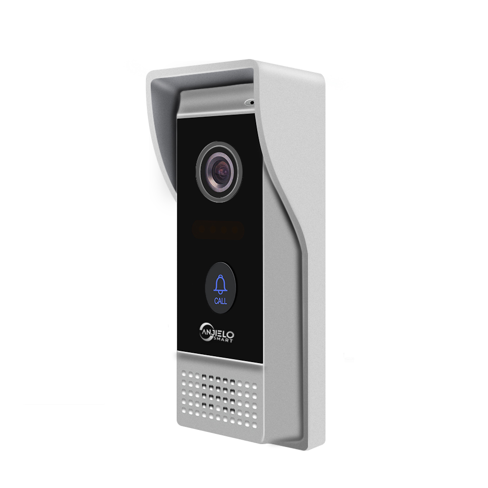 latest anjielosmart 10 inch touch monitor with antithef ir vision doorbell camera video doorphone system for home apartment
