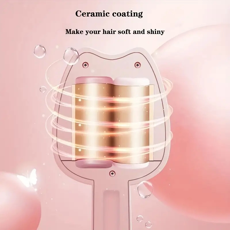 Cat Claw Shaped Automatic Curling Rod Stick, 32mm Egg Roll Hair Curler Fluffy Hair Curling Stying Iron