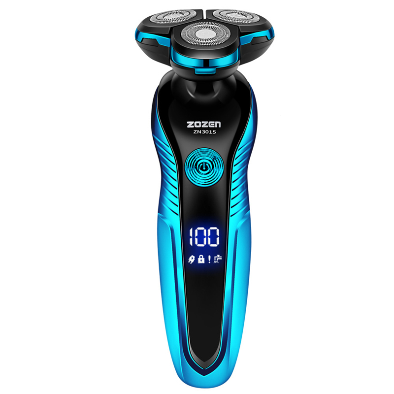 Electric Shavers Electric Shaver Washable Rechargeable Electric Razor Hair Clipper Cutting Shaving Machine for Men Beard Trimmer Wet-Dry Dual Use 2308