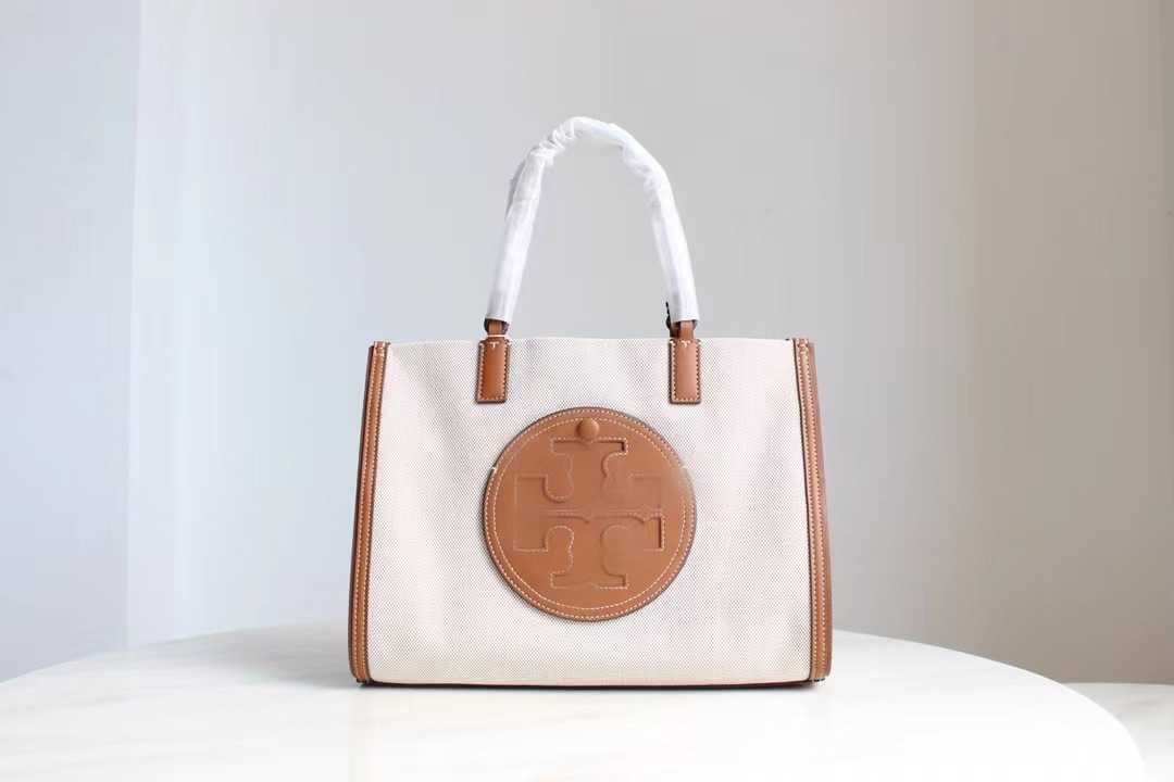 Designer Bag 2024 Early Launch TB Leisure Fashion Collection Standard Splice Shopping Mommy Large Capacity Canvas Nylon Handheld One Shoulder Women's