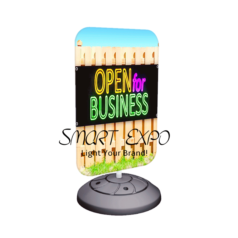 Outdoor Tension Fabric Banner Stand with Water Base Custom Imprints
