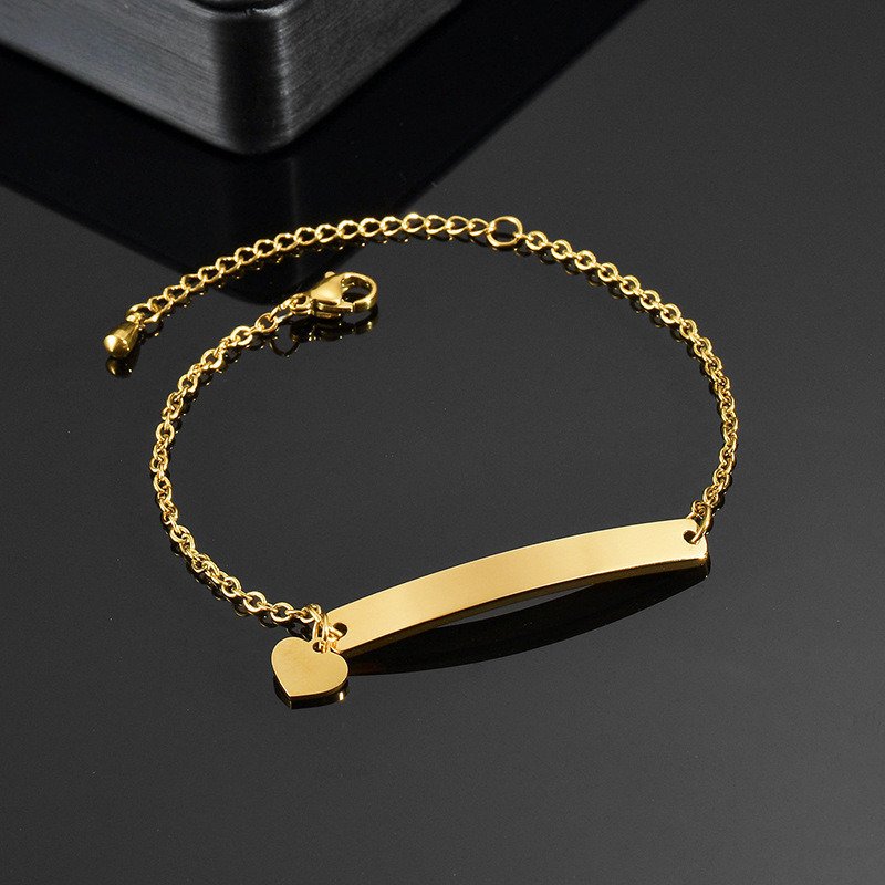 Charm Bracelets Selling Cuba Chain Customized Baby Names Stainless Steel Crown Adjustable Bracelet for children Men Women Jewelry Gift 230814