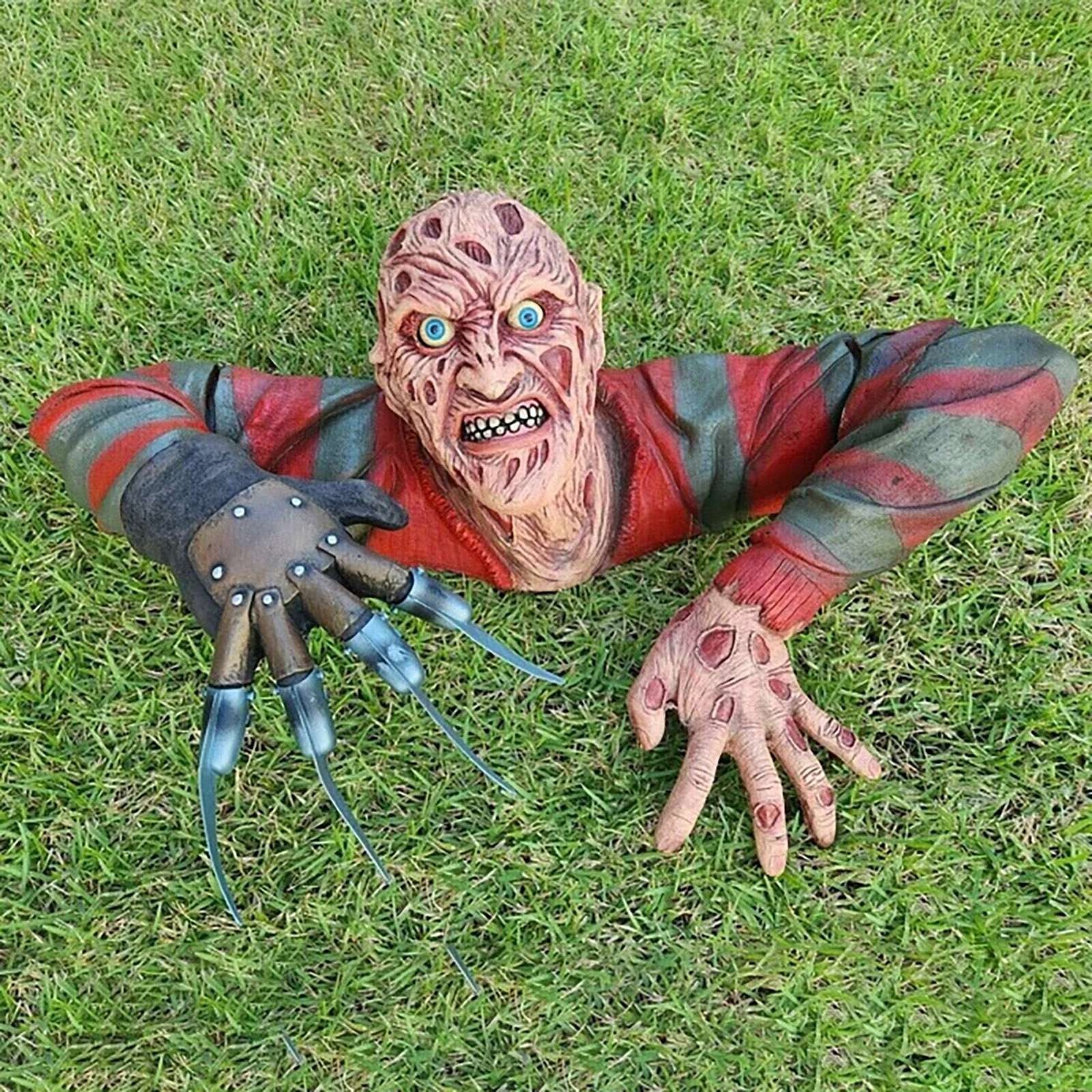 Decorative Objects Figurines Ruby's Elm Street Nightmare Krueger Tomb Walker Decor Halloween Christina Horror Decoration Gift Move Figure 322515c