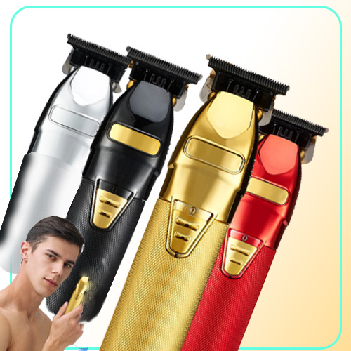 Cordless Professional Hair Clipper Barber Shop For Men Electric Haircut Machine Revised To Andis T-outliner Blade USB Charging