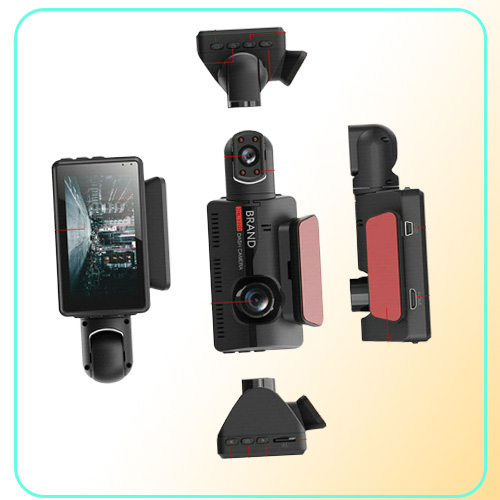 35039039 Car DVR Dual Lens Dash Cam 1080P Front Rear Camera Video Recorder 170Degree Wide GSensor Night Vision4553886