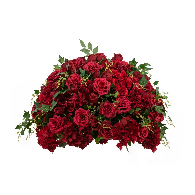 Simulation Hydrangea Rose Ball Westernstyle Wedding Table Decoration Window Exhibition Hall Arrangement FlowerZZ