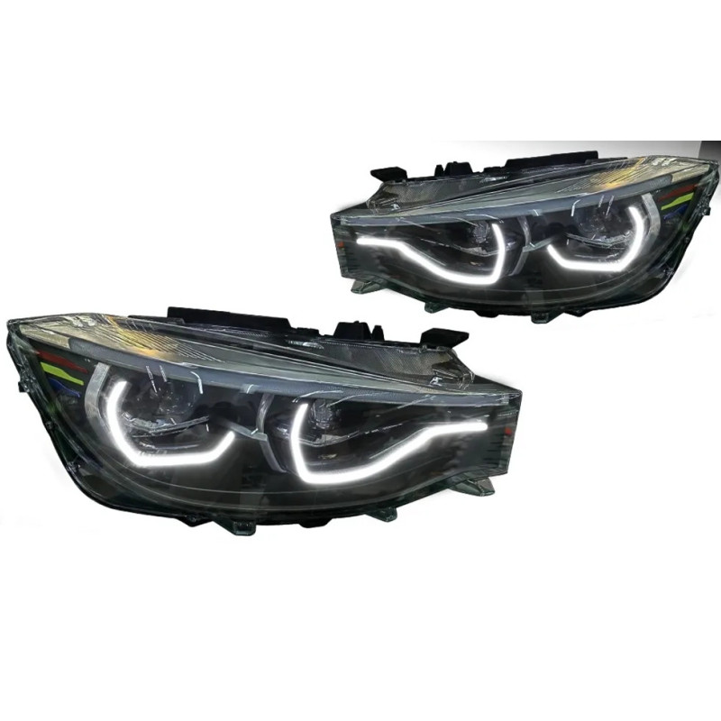 Car Styling for BMW F34 3 Series 20 13-20 20 GT 3GT LED Angel eye Headlight DRL Hid Head Lamp Bi Xenon Beam Headlights
