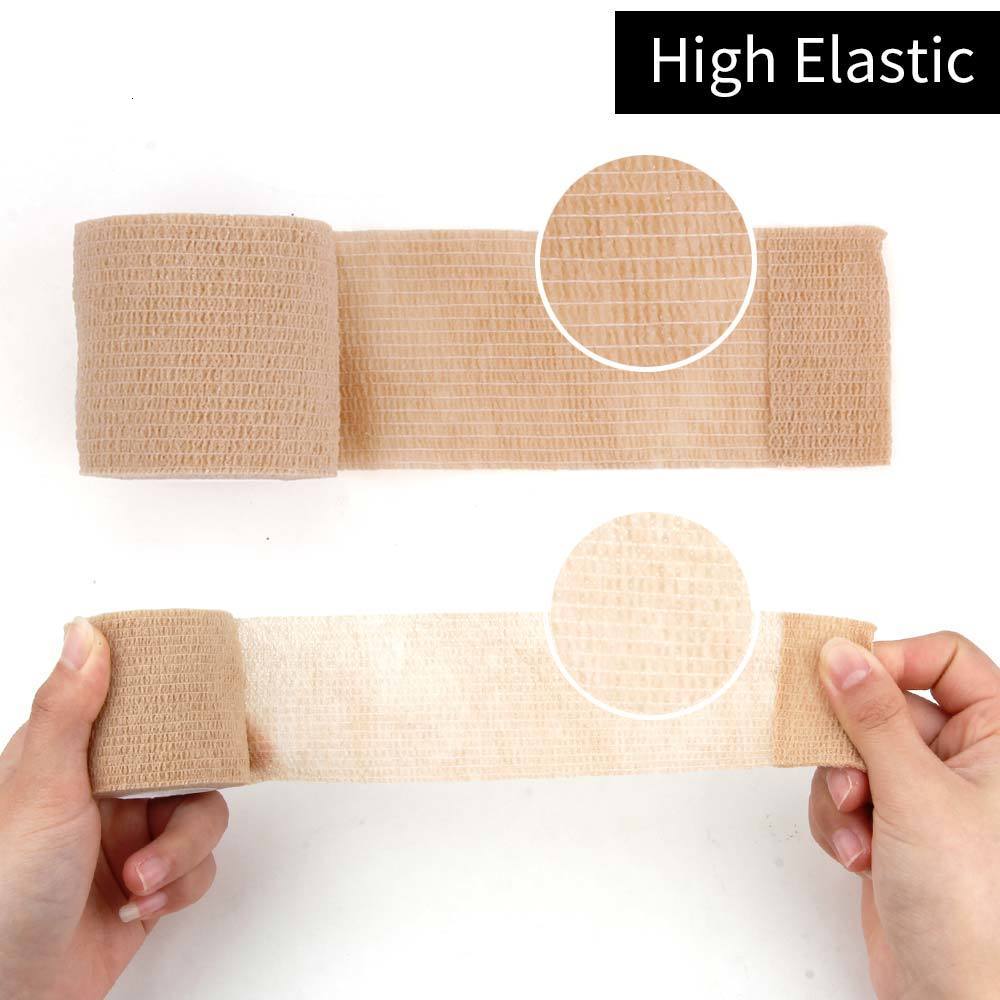 Other Tattoo Supplies 161020Pcs Tattoo Bandage Disposable Sport Wrap Tape Self Adhesive Elastic Bandage Tape Tattoo Permanent Make up Accessories 2308