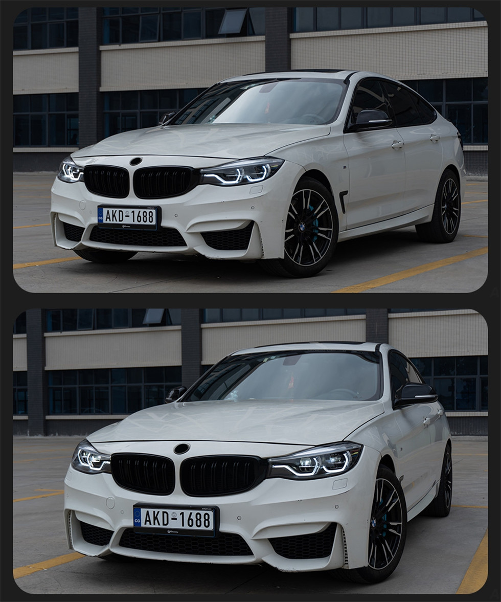 Car Styling for BMW F34 3 Series GT 3GT 20 13-20 20 With Xenon Lights LED Daytime Running Lights Fog Front Lights