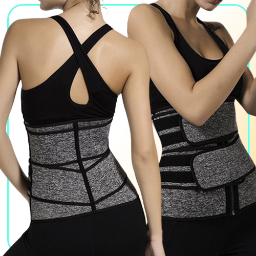 Cheap Waist Trainer Women Slimming Sheath Tummy Reducing Shapewear Belly Shapers Sweat Body Shaper Sauna Corset Workout Trimmer Be