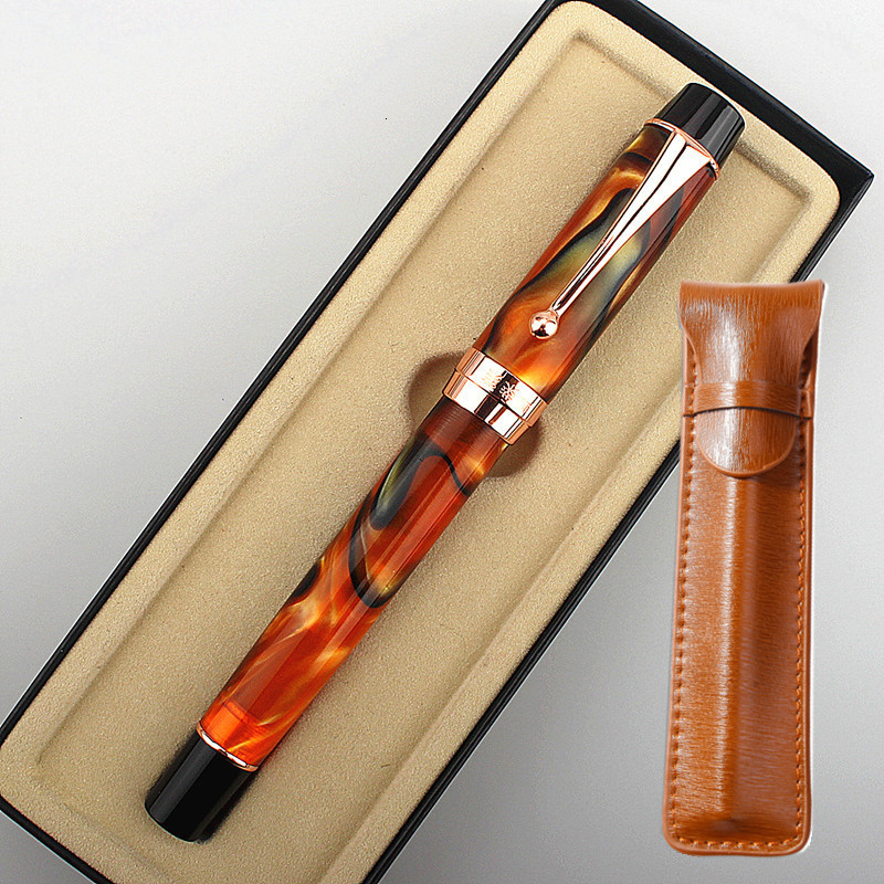 Fountain Pens Luxury BRAND PEN 450 Pen BUSINESS Nib 0 5mm Resin Ink OFFIC STATIONERI Gift 230814