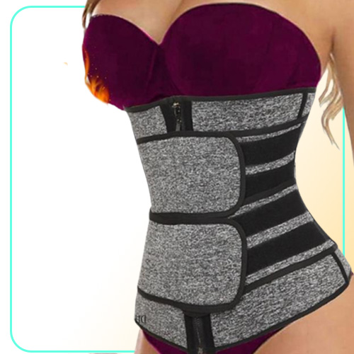 Cheap Waist Trainer Women Slimming Sheath Tummy Reducing Shapewear Belly Shapers Sweat Body Shaper Sauna Corset Workout Trimmer Be
