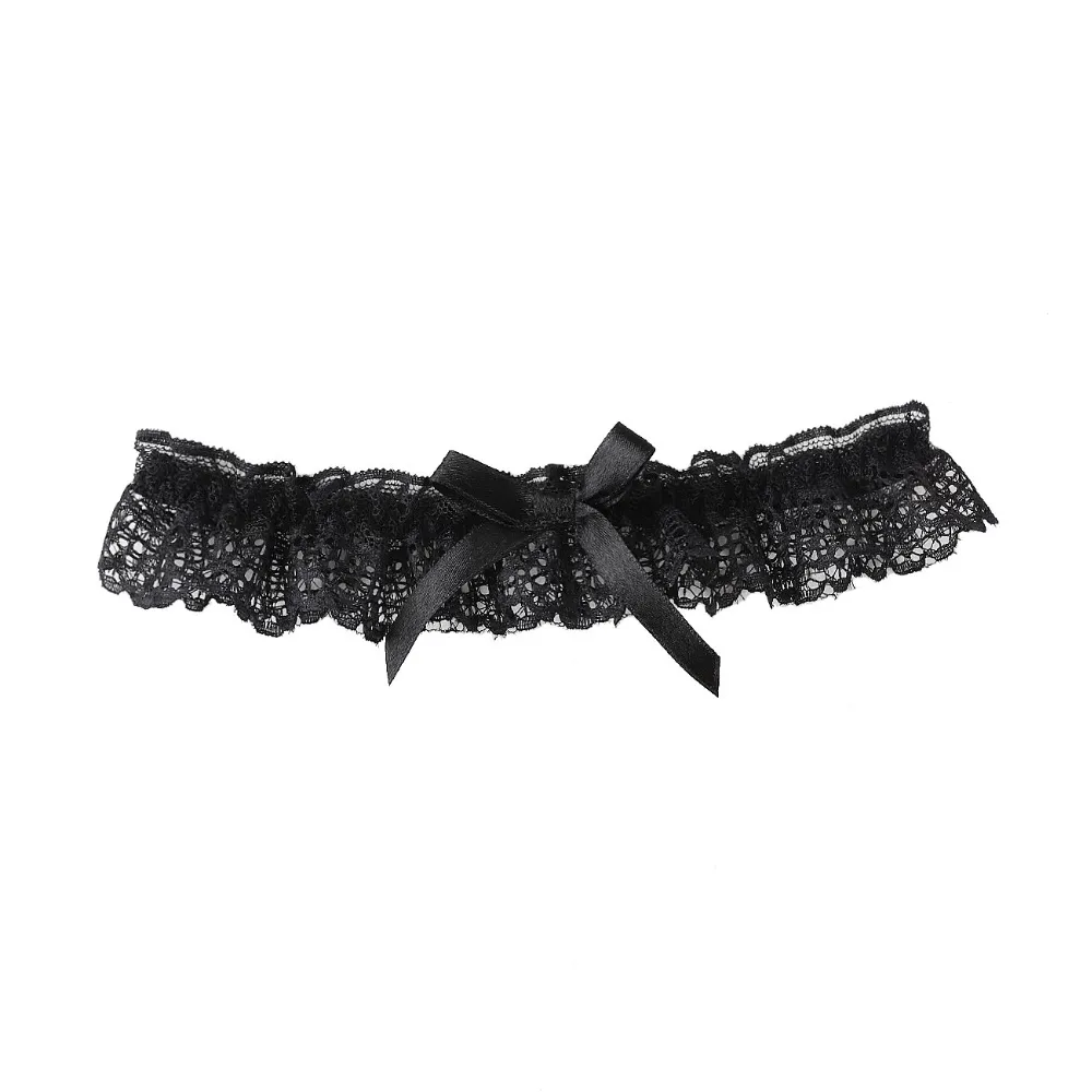 Women Girls Leg Garter Lace Bridal Lingerie Bowknot Wedding Party Cosplay Thigh Ring Belt SuspenderZZ