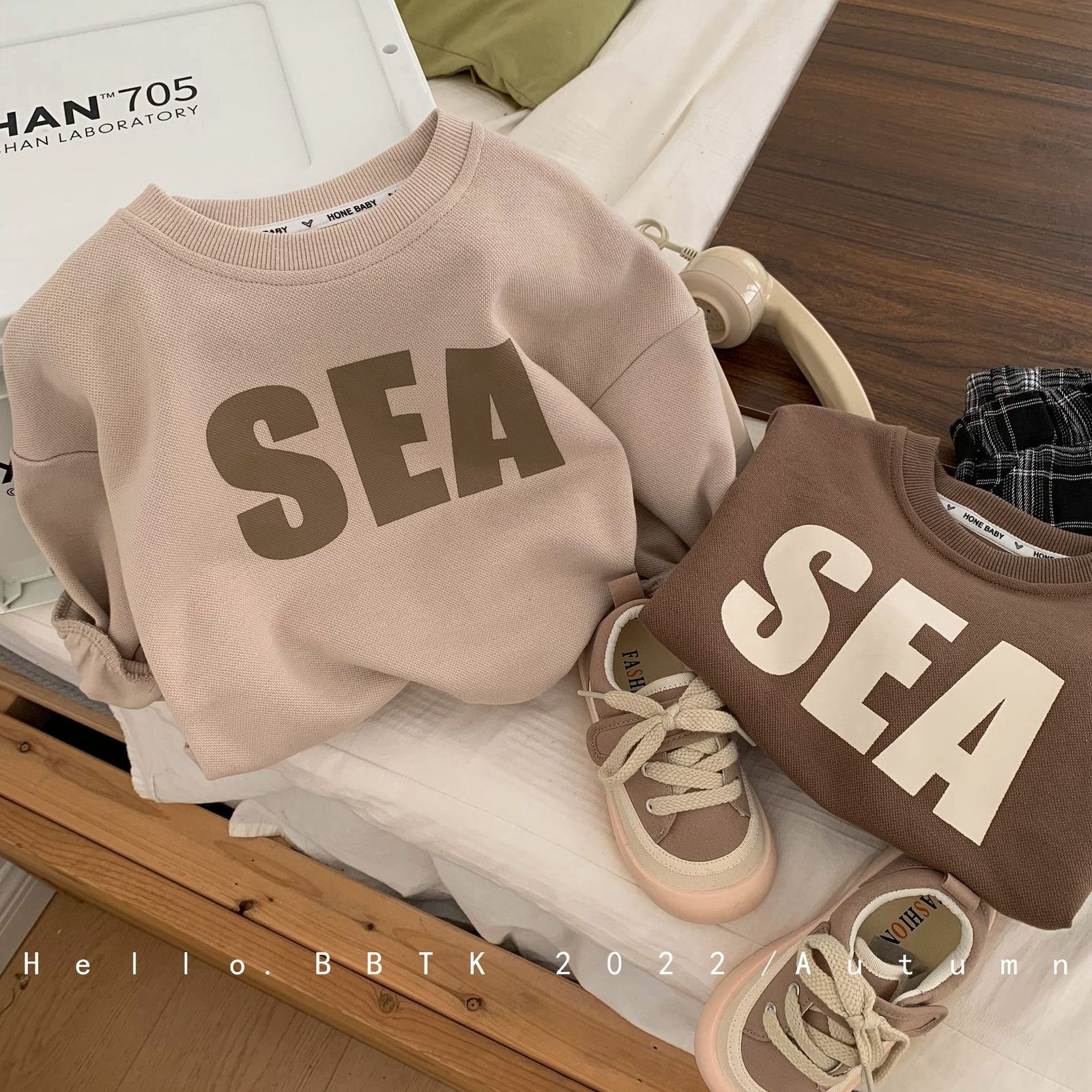 Hoodies Sweatshirts Autumn Girls Boys Casual O Neck Sweatshirts Baby Kids Children Long Sleeve Shirt 230814